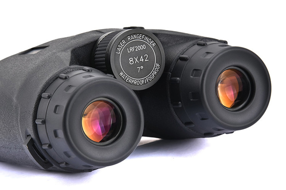 Multifunktioneel waterdicht 8x42 2000M laser afstandsmeter verrekijker voor jagen zwart