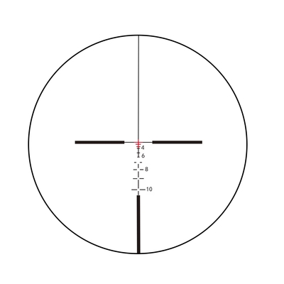 155mm lengte Prismatische scope jacht 4x32 met rode laser en mini red dot