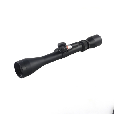 310 mm lengte optische jachtruimte 3-9x40 met kleine rode laser en 11 mm/22 mm basisbreedte