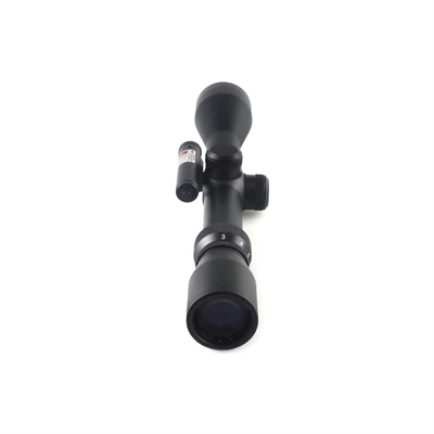 310 mm lengte optische jachtruimte 3-9x40 met kleine rode laser en 11 mm/22 mm basisbreedte
