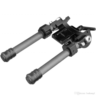 Verstelbare terugtrekbare tweepoot voor 22 mm jachtgebied Centrumhoogte 18-25 cm Aluminium