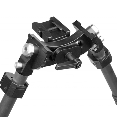 Verstelbare terugtrekbare tweepoot voor 22 mm jachtgebied Centrumhoogte 18-25 cm Aluminium