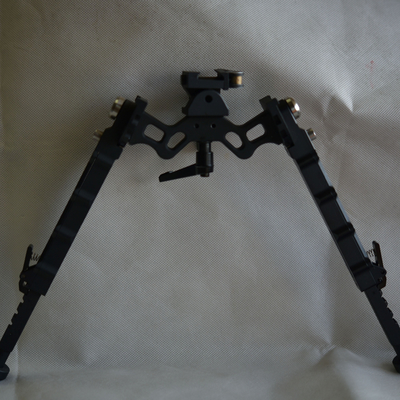 330g Outdoor Tactical Bipod Verstelbaar 5.5''-8.1'' Hoogte 5 gleufjes voor veelzijdigheid