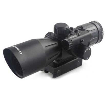 2.5-10X Vergroting Zwarte laser optische scope met rode laser zicht jacht essentieel