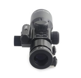2.5-10X Vergroting Zwarte laser optische scope met rode laser zicht jacht essentieel
