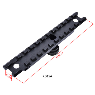 Mat zwart Tactische scope Mount 11mm Slot Carry Handle Mount Adapter Gemakkelijke installatie