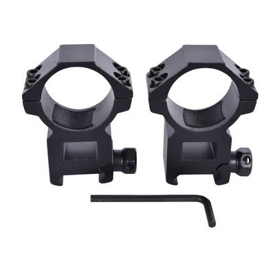 Hoog profiel Dual Ring Scope Mount Double Rings Mount Matte Zwart Centrum Hoogte 21mm