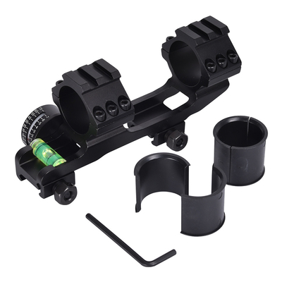 Scope Mount Matte Black Finish Dual Rings Bubble Level and Angle Indicator voor 21 mm