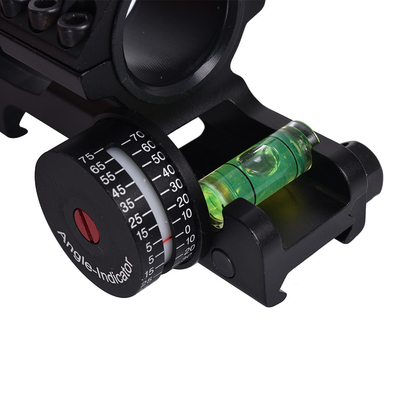 Scope Mount Matte Black Finish Dual Rings Bubble Level and Angle Indicator voor 21 mm
