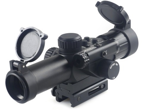 Vingerstippenaanpassing Kandar of OEM 4x25IR M6 Scope met 80-100 oogverlichting