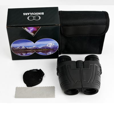Optische lens 12x25 Compacte verrekijker Teleskop voor jacht en vogelbewaking met breed zicht