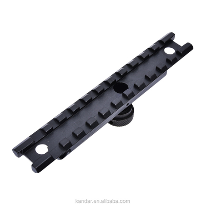 Jagen Zwart 11mm tot 20mm Conversion Adapter Mount met Knurled Thumb Nut Connector