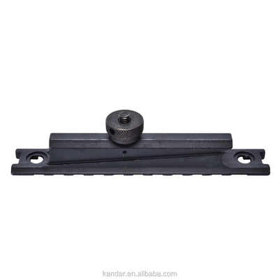 Jagen Zwart 11mm tot 20mm Conversion Adapter Mount met Knurled Thumb Nut Connector