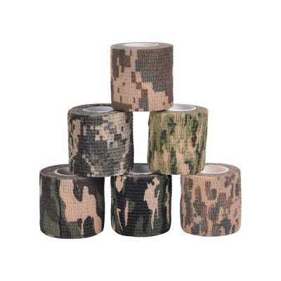 Outdoor Jagen Kamperen Warmtebestendige Camo zelfklevende tape met niet-geweven stoffen