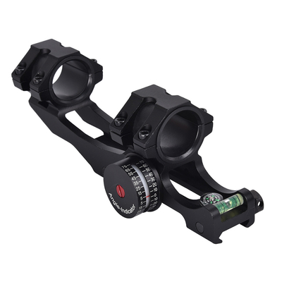 Precision Shooting met Black Matte Bubble Lever Scope Mount Base Angle Indicator
