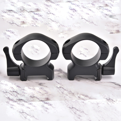 1 inch Medium Steel Quick Release Sight Rings Scope Mounts Zwart Gecoat Duurzaam Afwerking