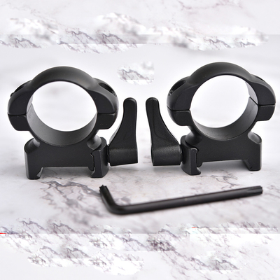 1 inch Medium Steel Quick Release Sight Rings Scope Mounts Zwart Gecoat Duurzaam Afwerking
