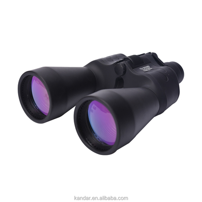 10-30x60 Porro BK7 verrekijker met opvouwbare oogleden en volledig meervoudige coating in zwart