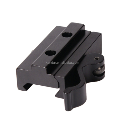 Alle metaal Riser Mount Adapter voor 21 mm tot 11 mm Clamp Bracket in Zwarte Aluminiumlegering