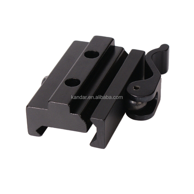 Alle metaal Riser Mount Adapter voor 21 mm tot 11 mm Clamp Bracket in Zwarte Aluminiumlegering