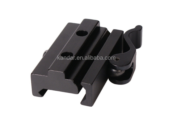 Alle metaal Riser Mount Adapter voor 21 mm tot 11 mm Clamp Bracket in Zwarte Aluminiumlegering