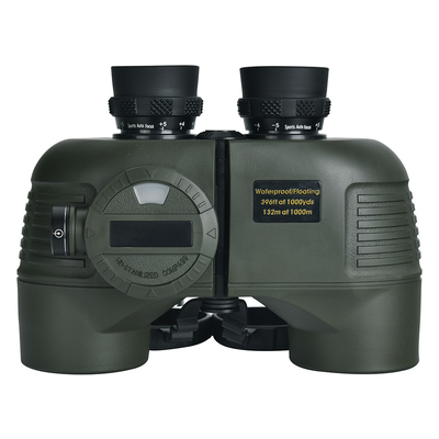 Waterdichte verrekijker 7x50 met interne afstandsmeter voor varen vissen watersporten