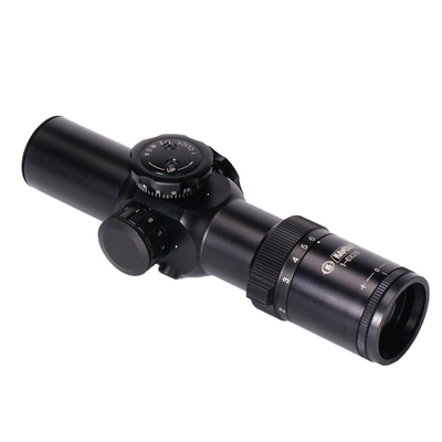 1-6x28 IRF Variabele optica FFP-omvang voor type reticel BDC en parallaxinstelling 100YDS