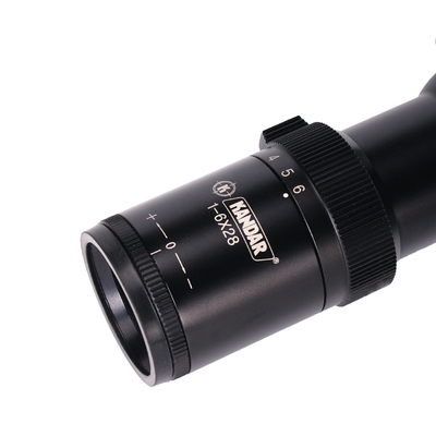 1-6x28 IRF Variabele optica FFP-omvang voor type reticel BDC en parallaxinstelling 100YDS