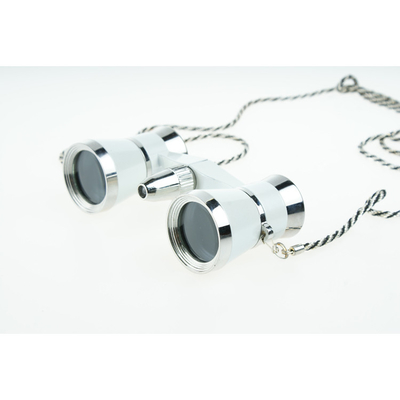 Lichtgewicht 3x25 Opera theaterbrillen met optioneel rubber en aluminium materiaal