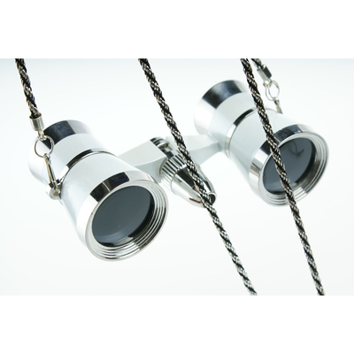 Lichtgewicht 3x25 Opera theaterbrillen met optioneel rubber en aluminium materiaal