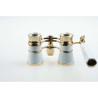 Metalen Vintage Telescoop Antieke verrekijkerbril voor Opera 3x25 Uitgangspupil 8.3mm