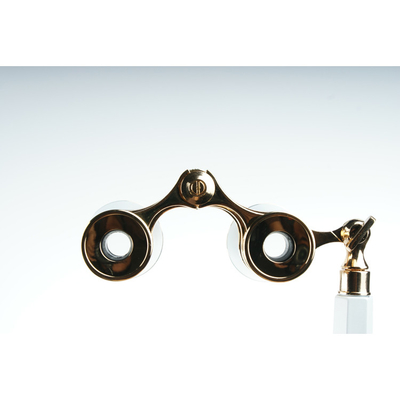 Metalen Vintage Telescoop Antieke verrekijkerbril voor Opera 3x25 Uitgangspupil 8.3mm
