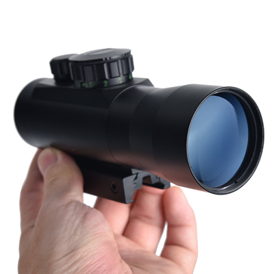 Gratis oogverlichting 3X40RD Tactisch zicht Single Dot Rood en groen met hefboom voor jagen
