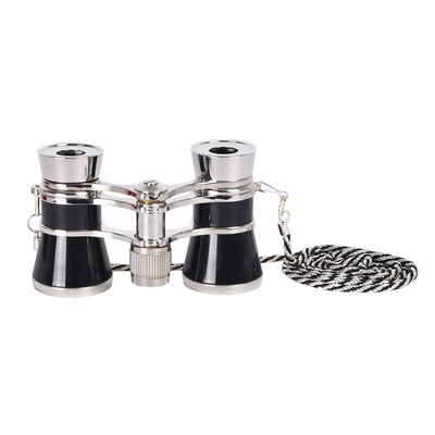 3x Vergroting Edelmetalen Mini Telescoop Spotting Scope voor Paardenwedstrijden 3x25