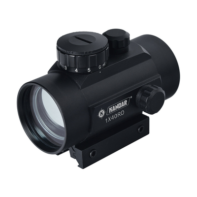 1X40 Tactische Rode Groene Reticle Reflex Visie met maximaal uitgangsvermogen 0