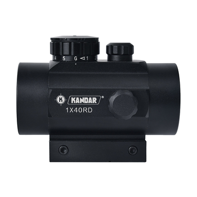 1X40 Tactische Rode Groene Reticle Reflex Visie met maximaal uitgangsvermogen 0