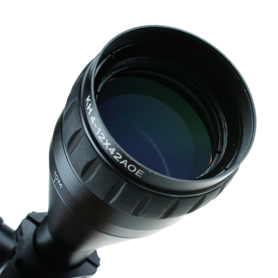 KH 4-12x42 AOE Scope met 3,5-10,5 mm uitgangspupil en RGB M-Dot-verlichting
