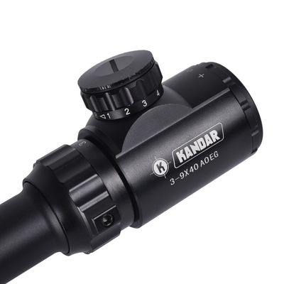 Outdoor Shooting 3-9x40 Scope met RGB verlicht zicht en 40mm objectief
