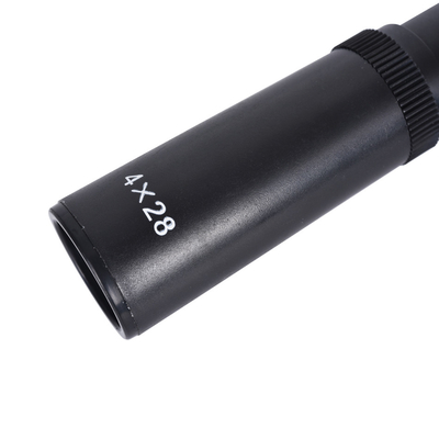 28 mm objectief R4 4x28 Mini Scope Optisch zicht voor jagen Maximale uitgangsvermogen 0