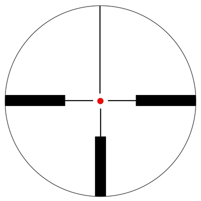 Lengte 280 mm en maximaal uitgangsvermogen 0 Verlichting 1-6X24IR voor compact spotten