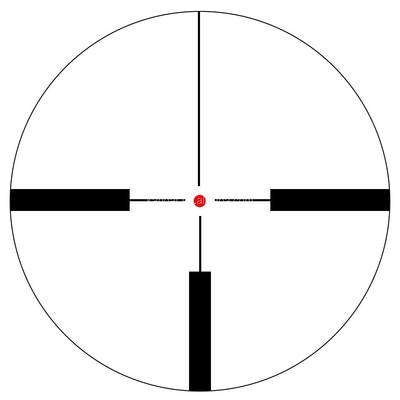 3-9x50E Jacht-Red Dot Laser Scope met verlichte reticel en telescopisch zicht