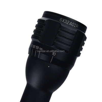 Compacte jacht 6x32 AOIR-scherm met verlicht reticel en verstelbare lens
