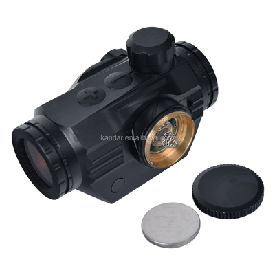 1x Mini Red Dot Sight voor jachtverlichting 6 niveaus Red Push Button Type