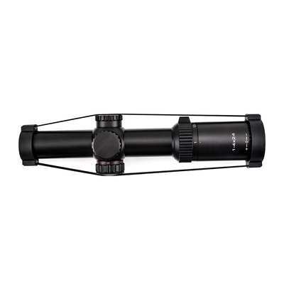 1-4x24 verlicht Tactische 30 mm buis Glas Reticel Scope met maximaal uitgangsvermogen 0