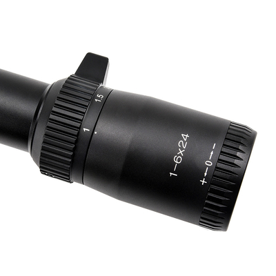 1-6x24 Zwart Tactisch Glas Geëtste Reticel Optica Ruimte voor Jagen LPVO Zicht veelzijdig