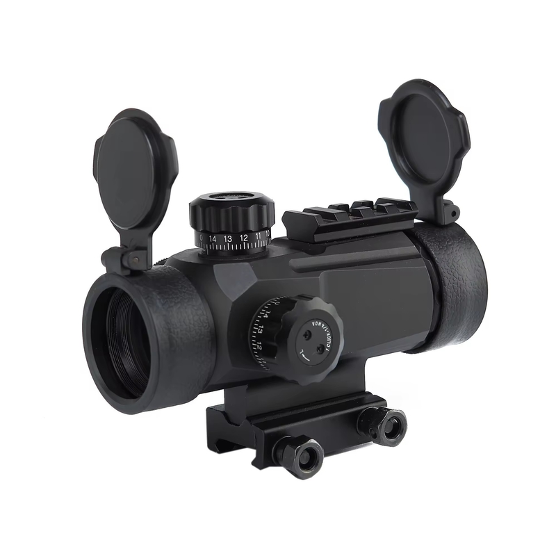 35mm objectief Lens Diameter 1x35 Red Dot Sight met 4 reticle patronen en flip covers