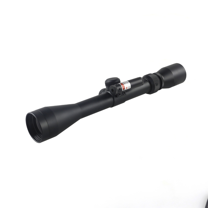 310 mm lengte optische jachtruimte 3-9x40 met kleine rode laser en 11 mm/22 mm basisbreedte