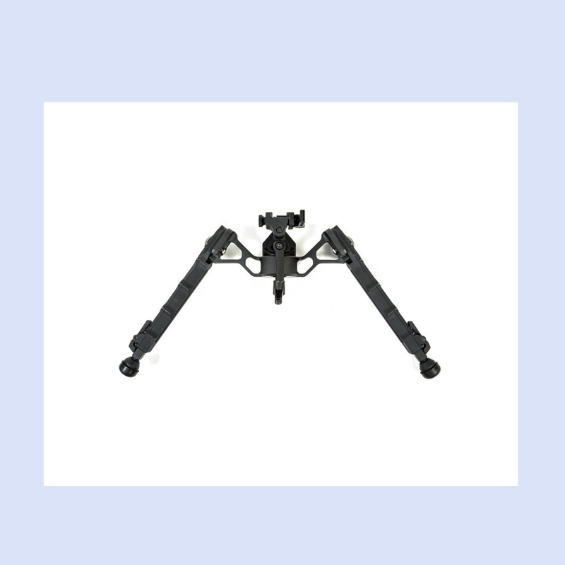 330g Outdoor Tactical Bipod Verstelbaar 5.5''-8.1'' Hoogte 5 gleufjes voor veelzijdigheid