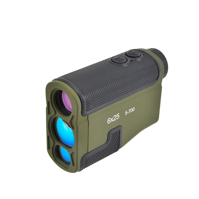 6x25 laser afstandmeter voor de jacht Golf Precision /-1m 5-700m afstand meter waterdicht