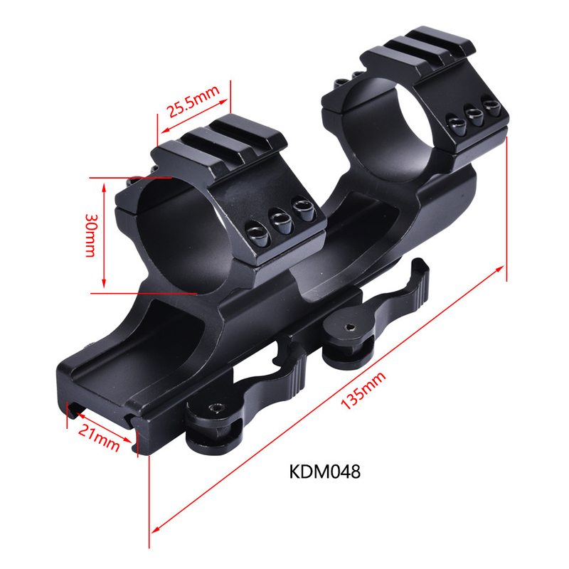 Zaddelhoogte 21 mm QD Mount Fits For 22 mm Aluminium Alloy Quick Detachable Mount
